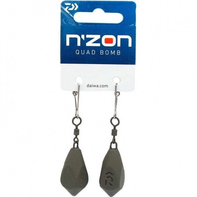 Груз DAIWA N´ZON Quad Bomb 40г 2шт 13365-040 Груз DAIWA N´ZON Quad Bomb 40г 2шт 13365-040