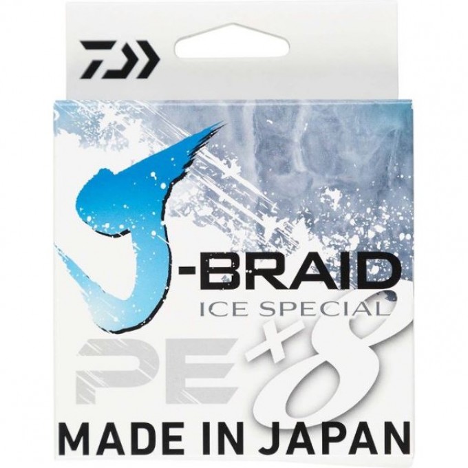 Шнур DAIWA J-Braid Ice Special x8E 0.16mm-50m Island Blue 40003070 Шнур DAIWA J-Braid Ice Special x8E 0.16mm-50m Island Blue 40003070