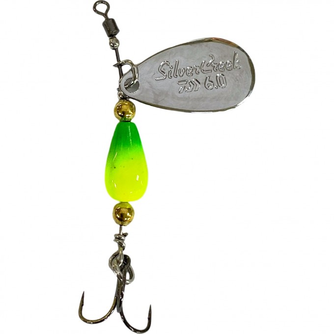Блесна DAIWA SILVER CREEK SPINNER 6.0 FOUR-LEAF 07410900 Блесна DAIWA SILVER CREEK SPINNER 6.0 FOUR-LEAF 07410900